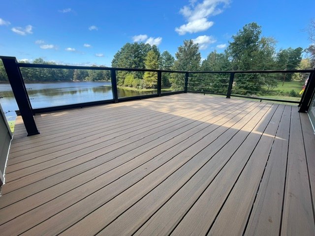 Decks Huntsville TX custom composite deck built by Rockin' D Services